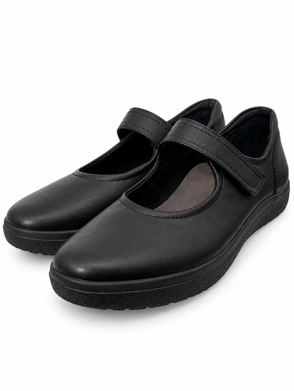 NWOT Aetrex Erica Black Leather Mary Jane Comfort Shoes 8.5 EU 39